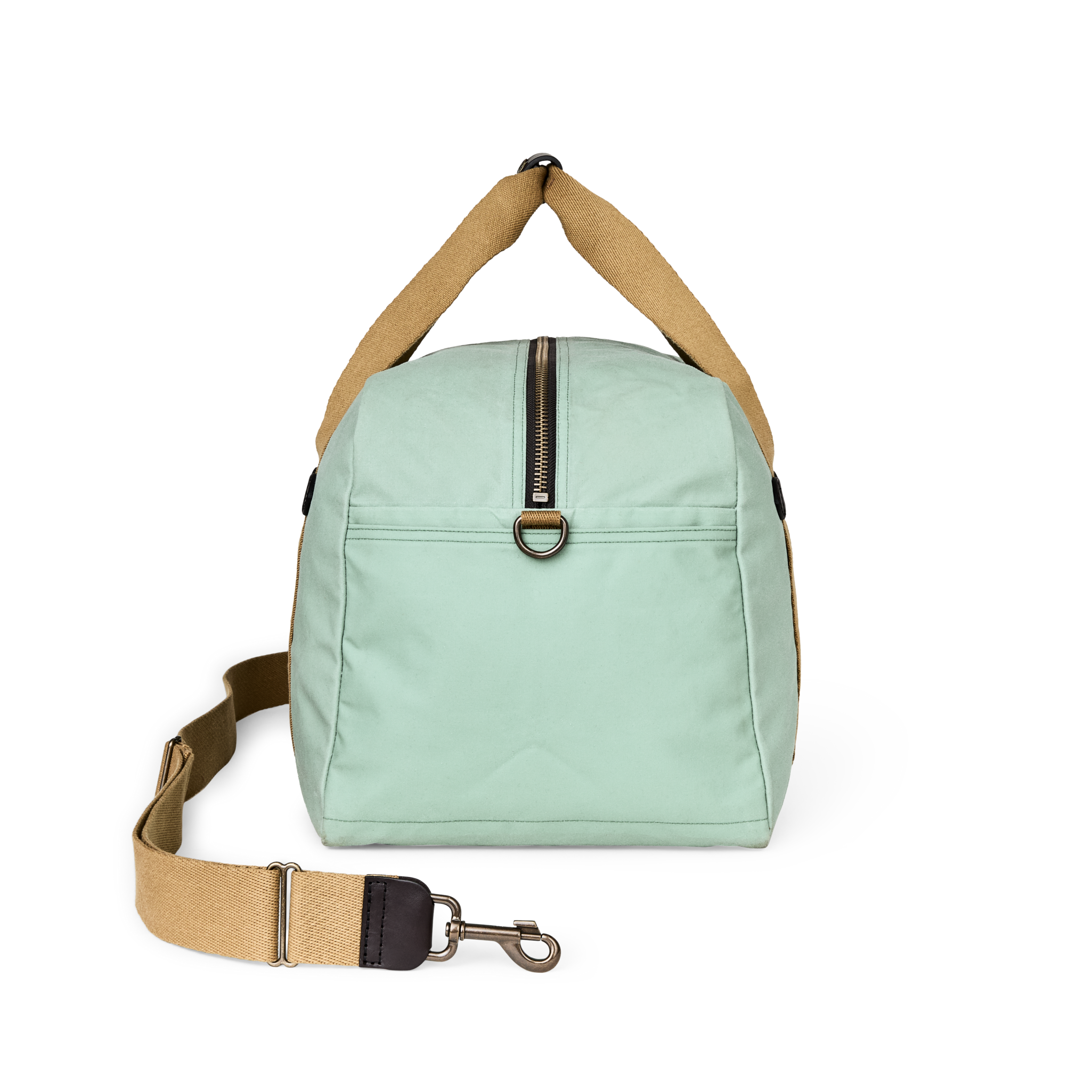 Medium Tin Cloth Duffle Bag - Granite Green - Image 3